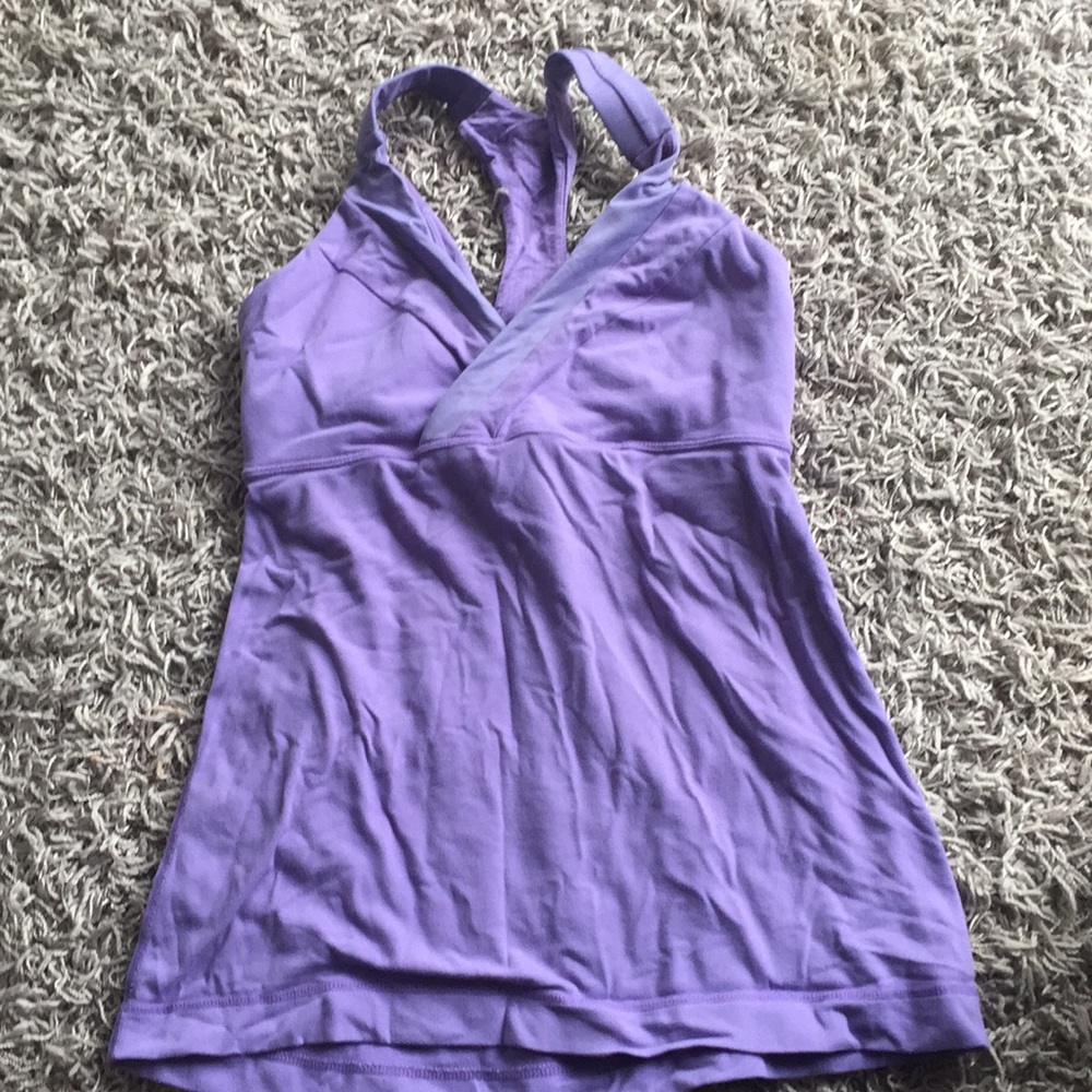 Purple Lululemon sports top